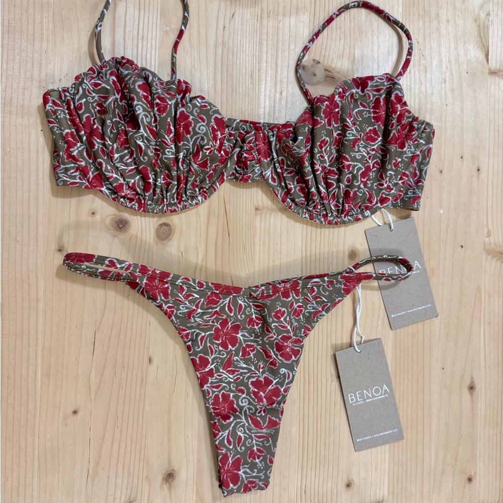 Benoa Swim Floral Bikini in Eden